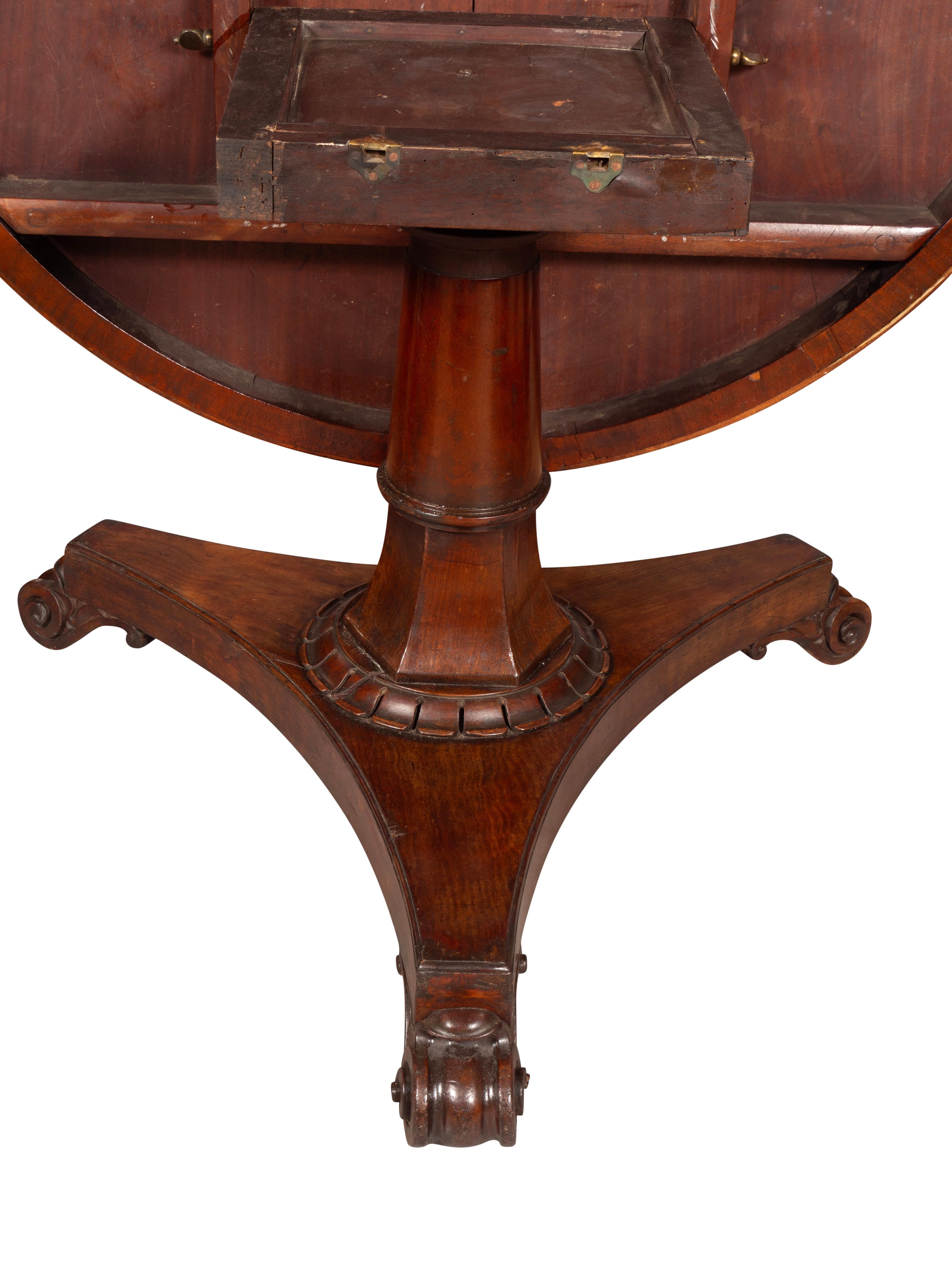 William IV Mahogany Center Table For Sale 7