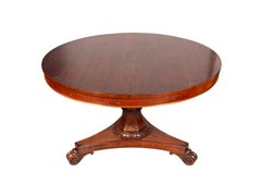 William IV Mahogany Center Table