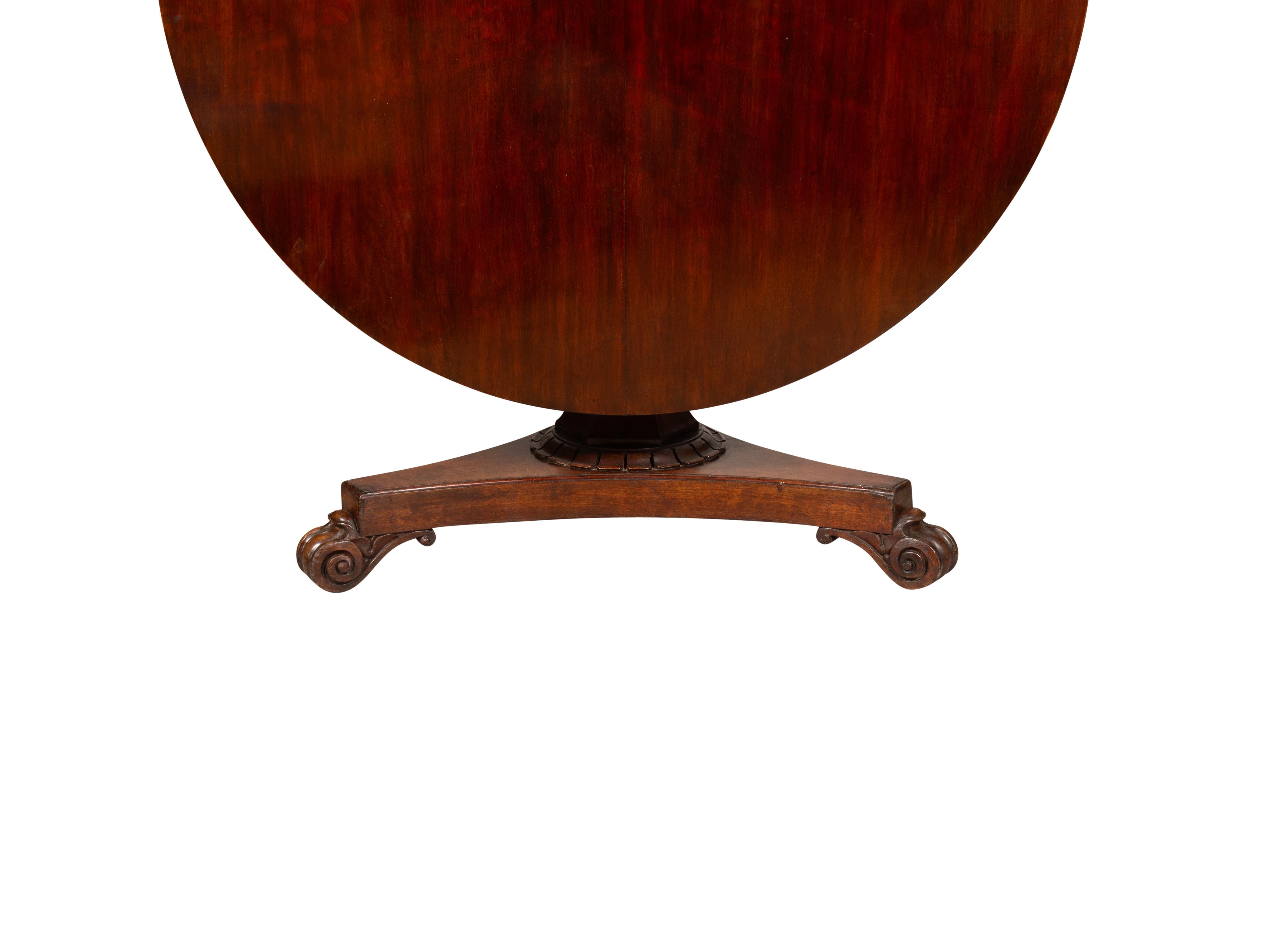 William IV Mahogany Center Table For Sale 3