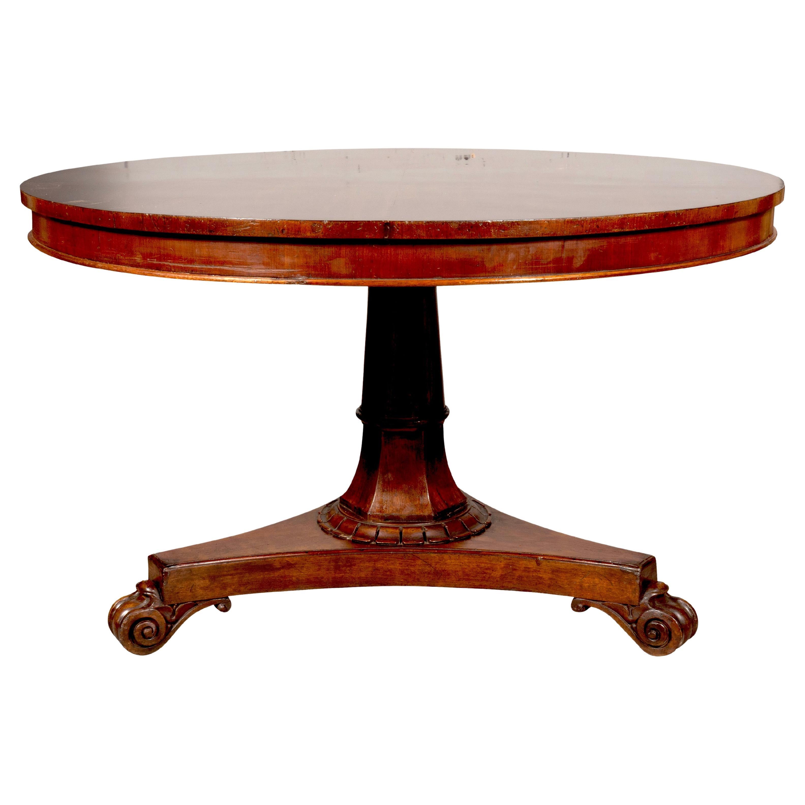 William IV Mahogany Center Table