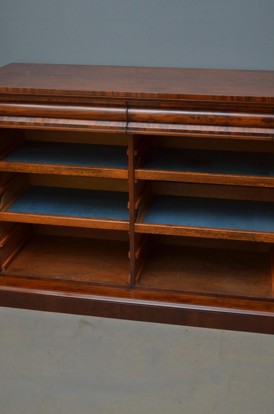 William IV Mahogany Chiffonier 3