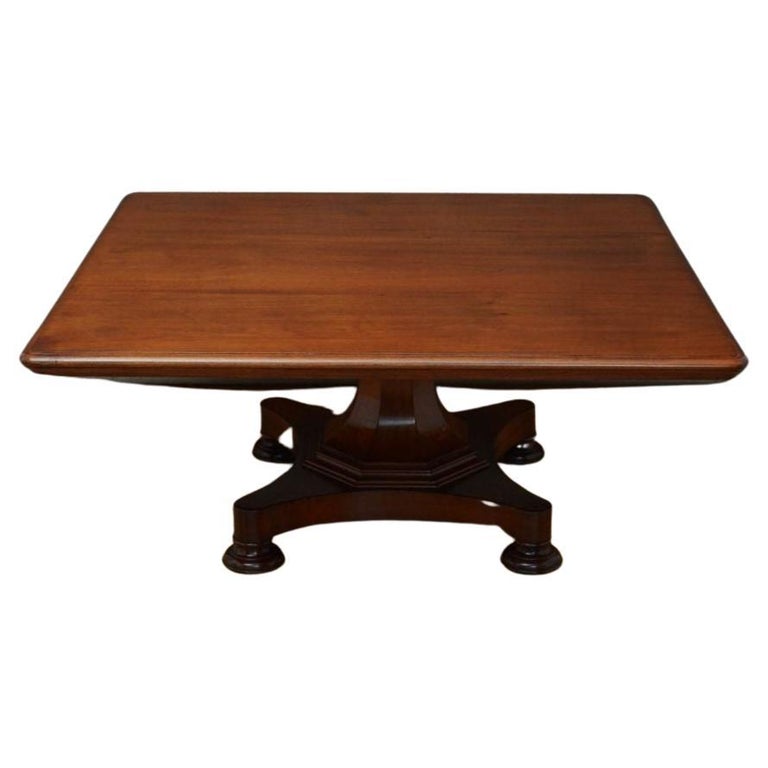 William IV Mahogany Coffee Table For Sale at 1stDibs