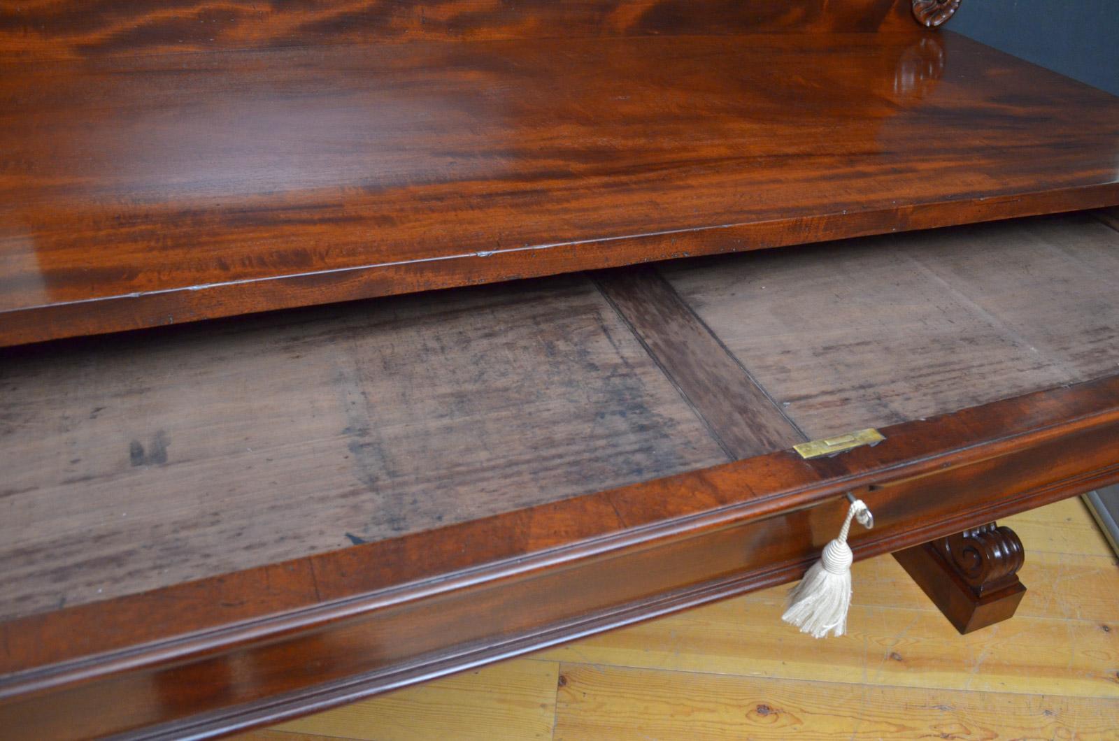 William IV Mahogany Console Table or Server 2