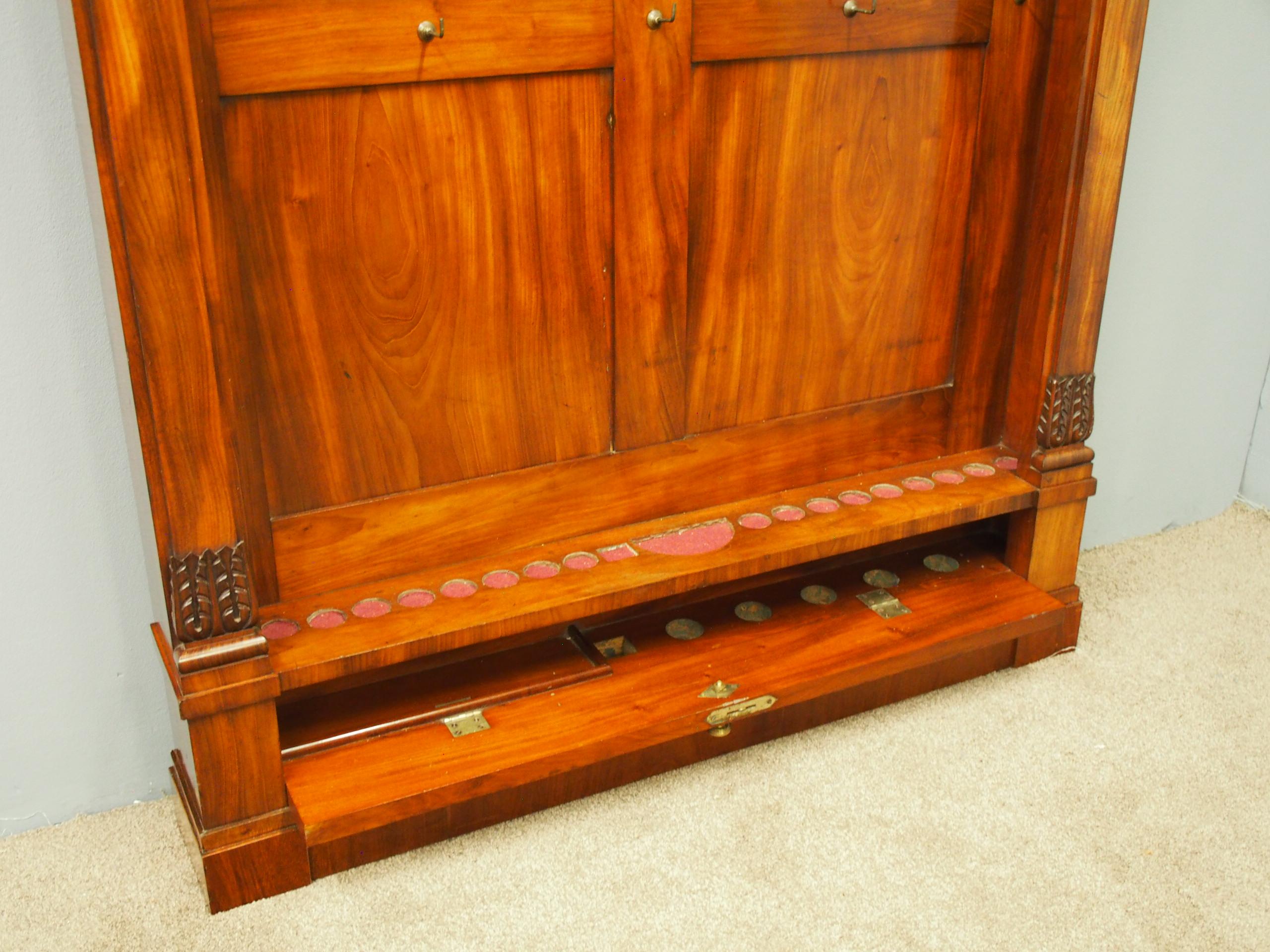 William IV Mahogany Cue Rack or Stand For Sale 2