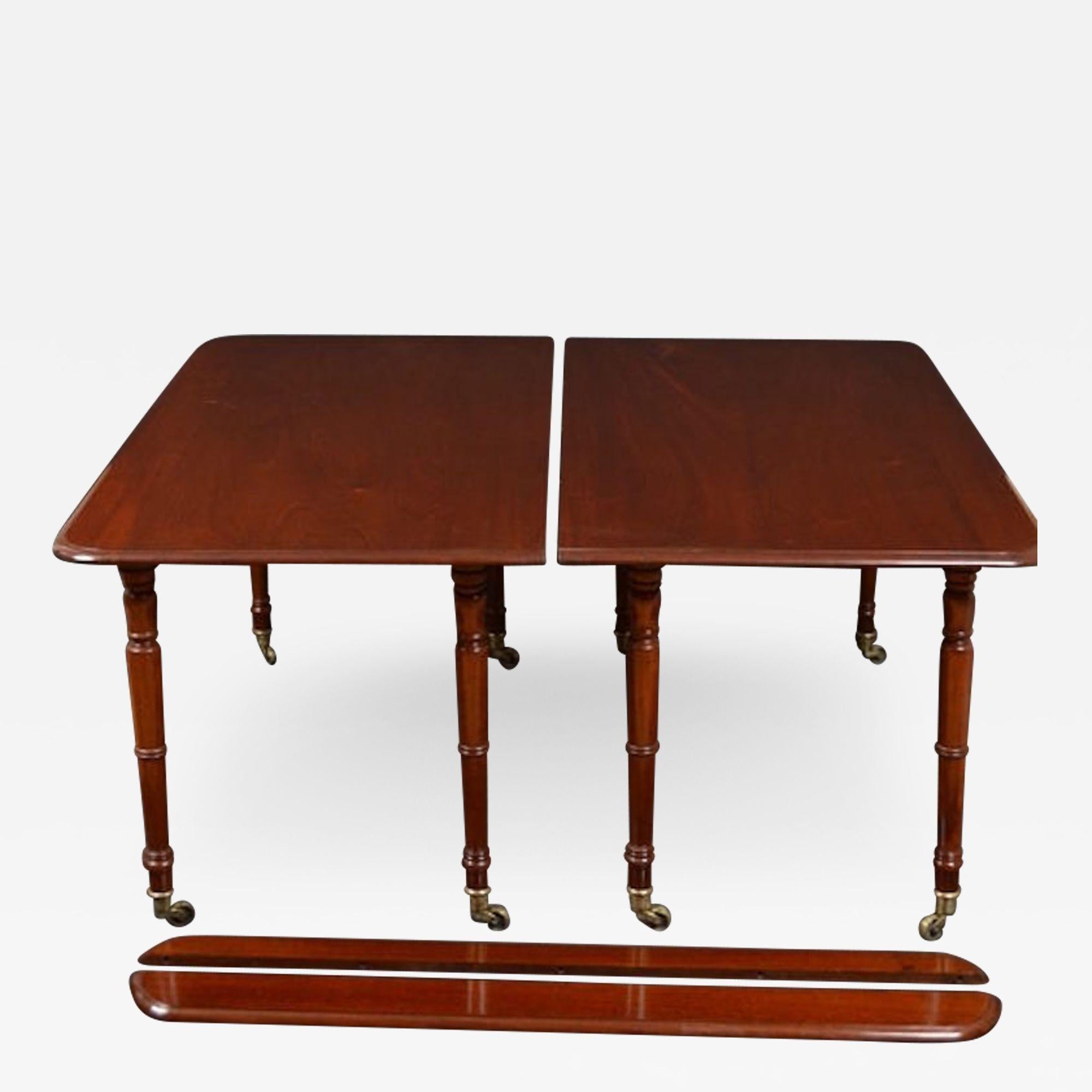 English William IV Mahogany Dining Table - Antique Dining Table For Sale