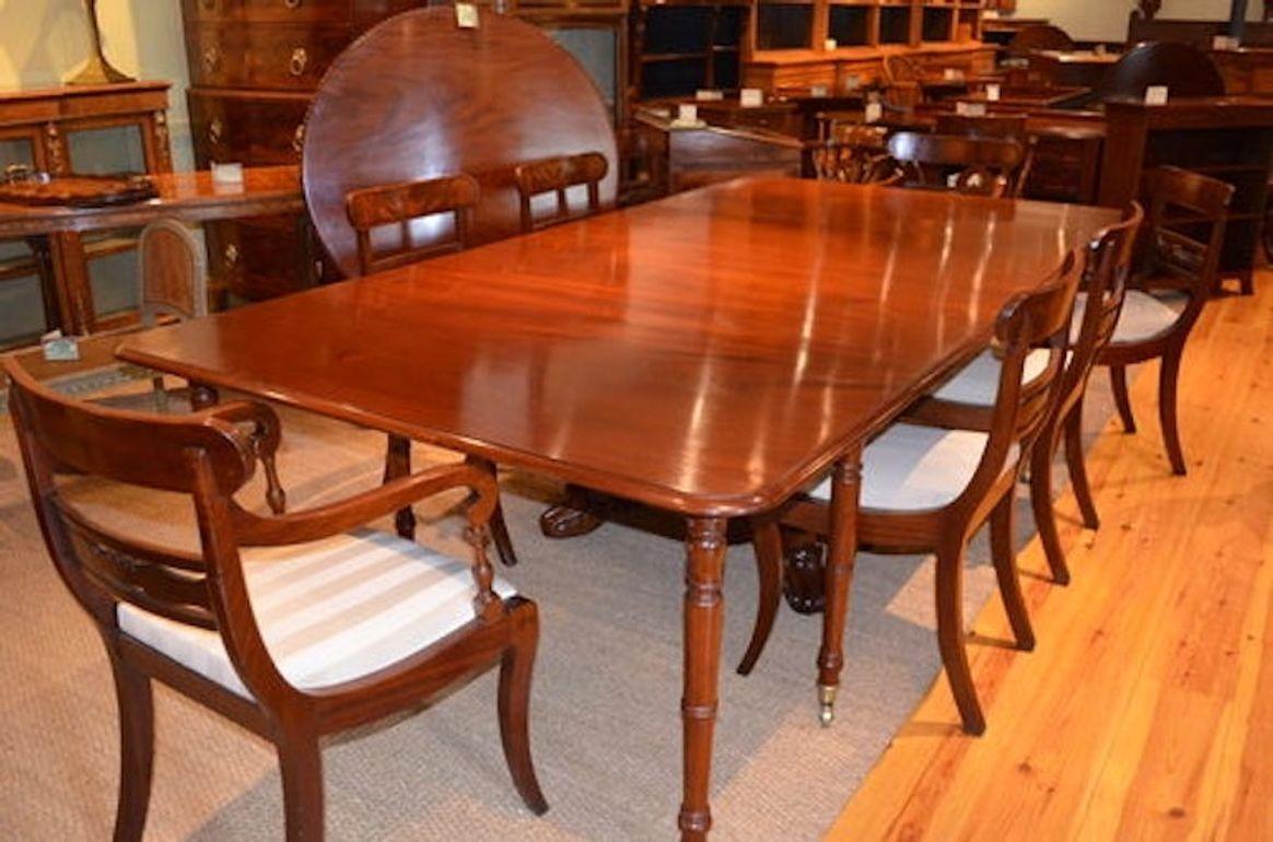 William IV Mahogany Dining Table - Antique Dining Table For Sale 1