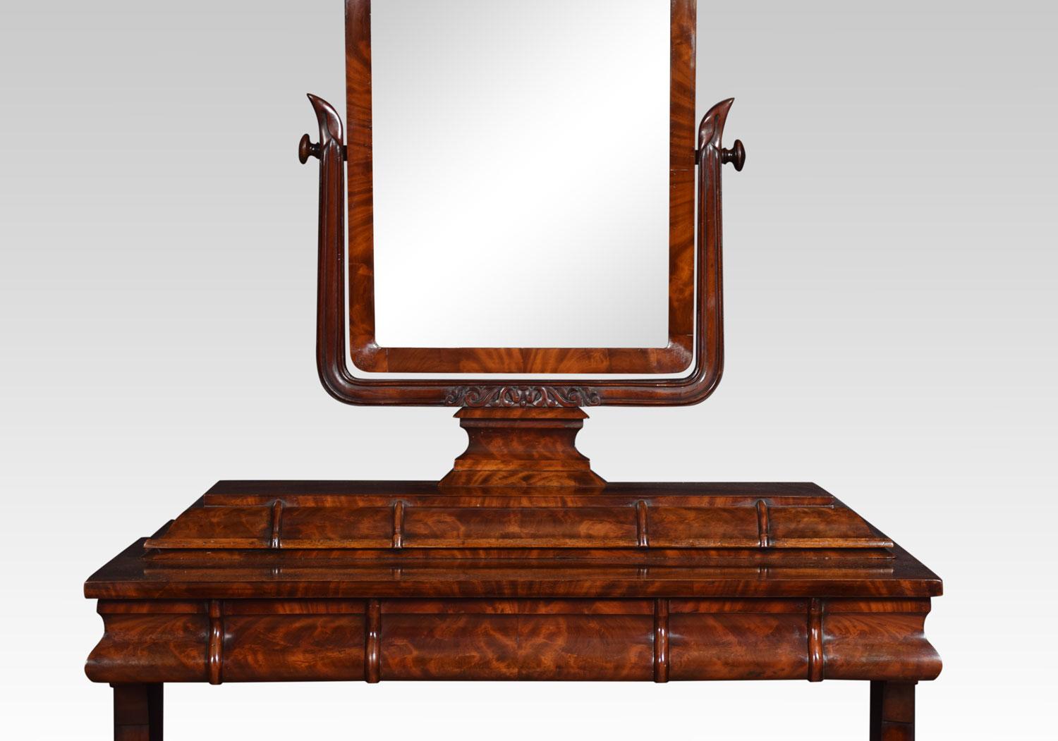 19th Century William IV Mahogany Dressing Table