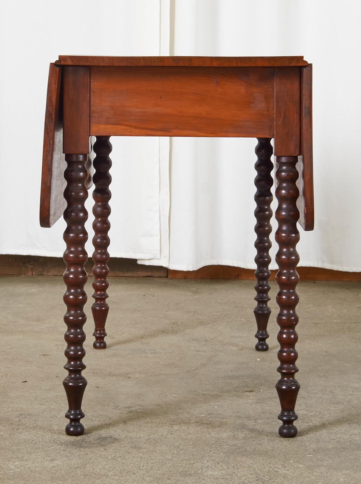 William IV Mahogany Drop Leaf Dining Table or Pembroke Table 4
