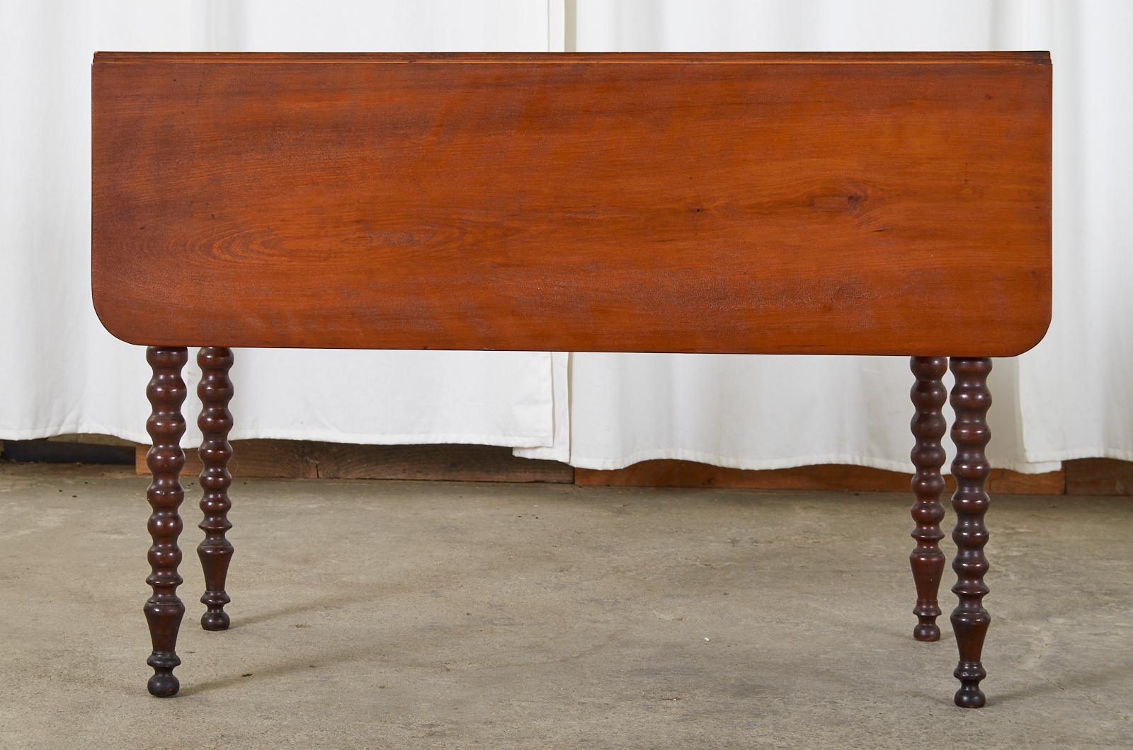 William IV Mahogany Drop Leaf Dining Table or Pembroke Table 5