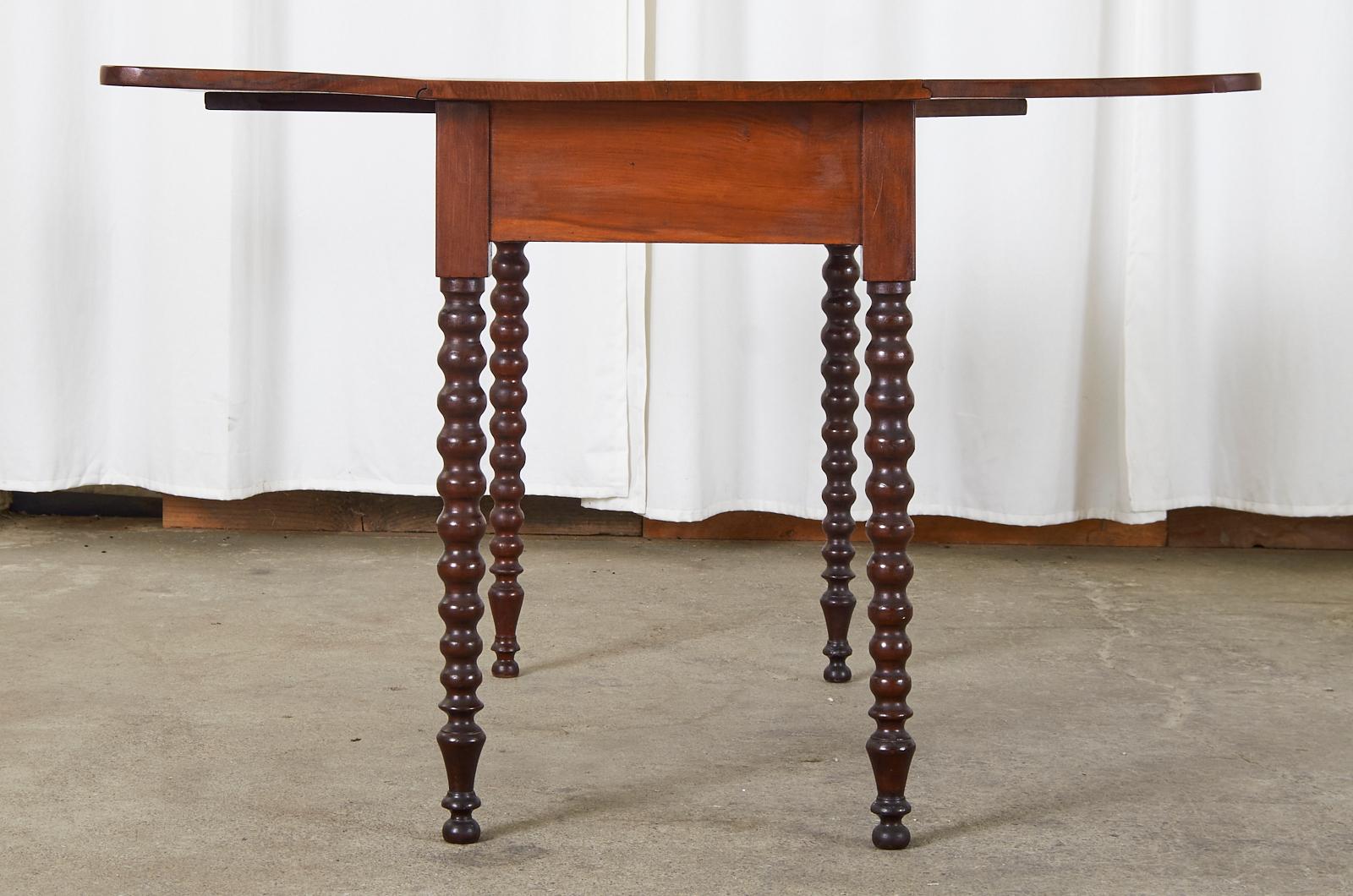 William IV Mahogany Drop Leaf Dining Table or Pembroke Table 1