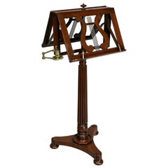 William IV Mahogany Duet Music Stand