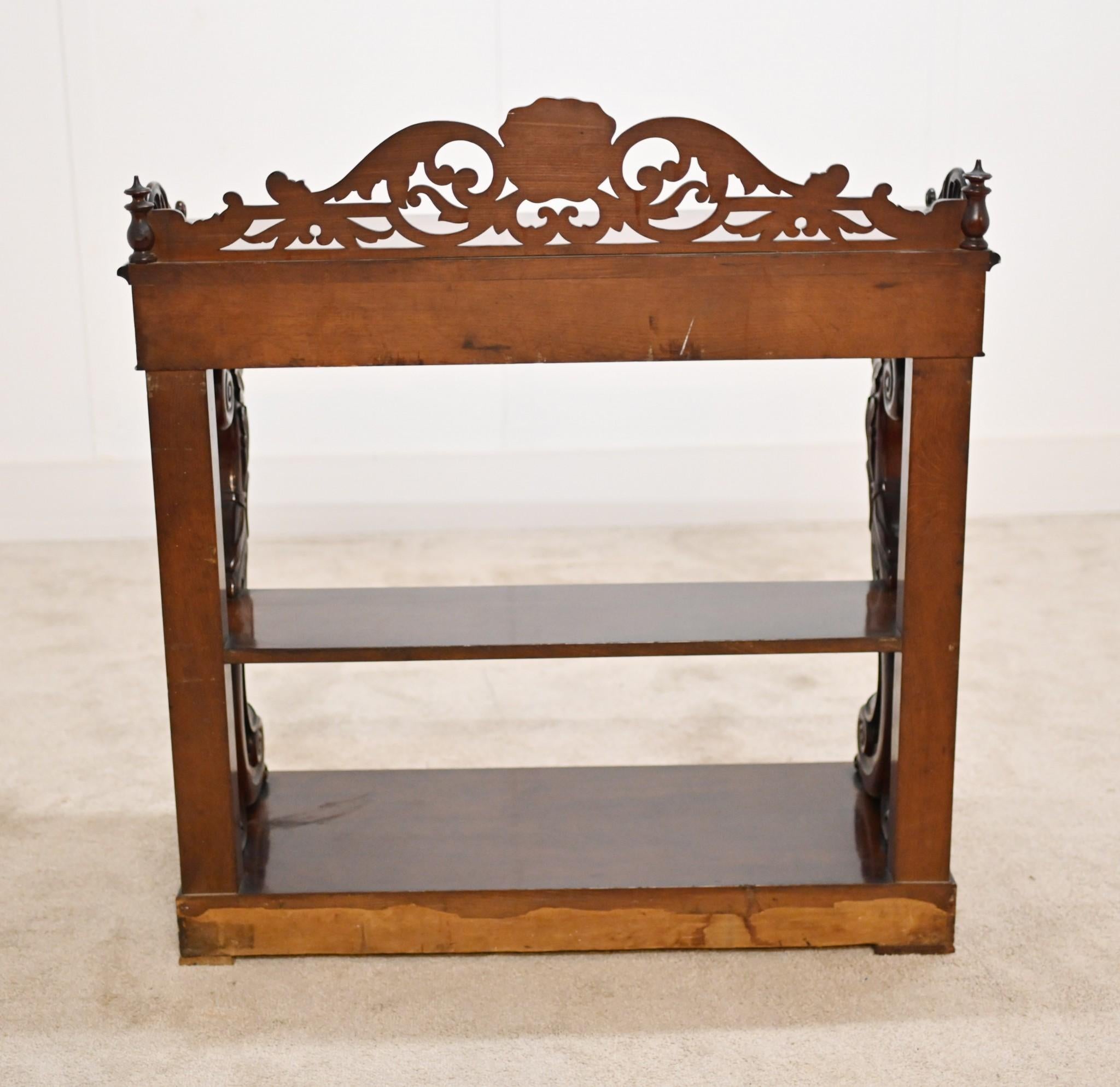 William IV Mahogany Dumb Waiter Server Cabinet 1840 5