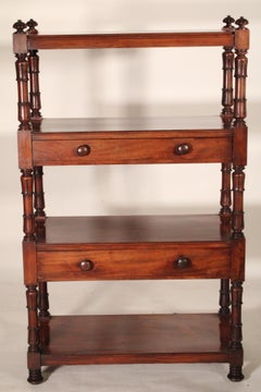 William IV Mahogany Etagere