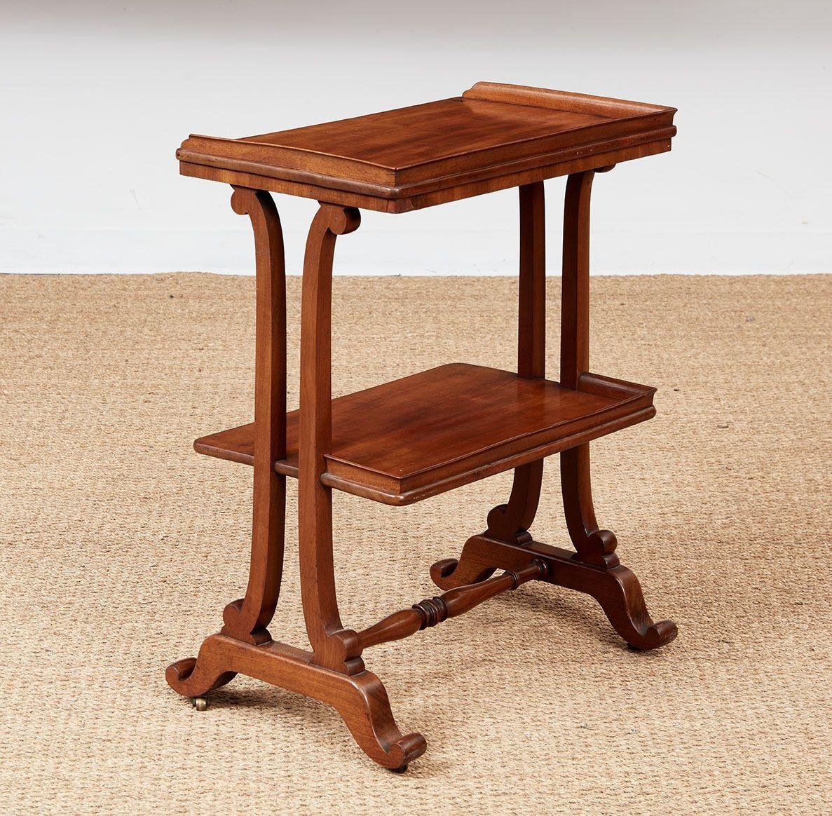 English William IV Mahogany Etagere For Sale