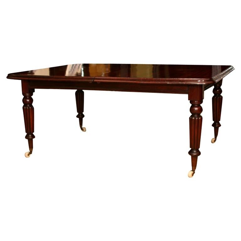 William IV Mahogany Extending Dining Table