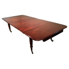 Antique William IV Mahogany Extending Dining Table