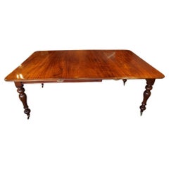 Used William IV mahogany extending dining table
