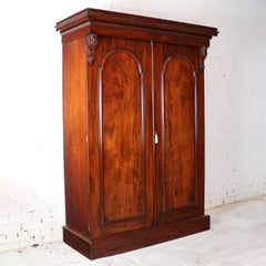 William IV Mahogany Fitted Two-Door Wardrobe