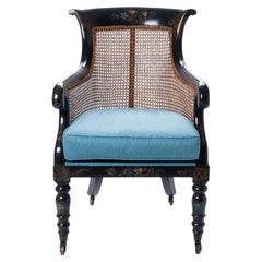 William IV Mahogany Frame Gondola Chair, 1830