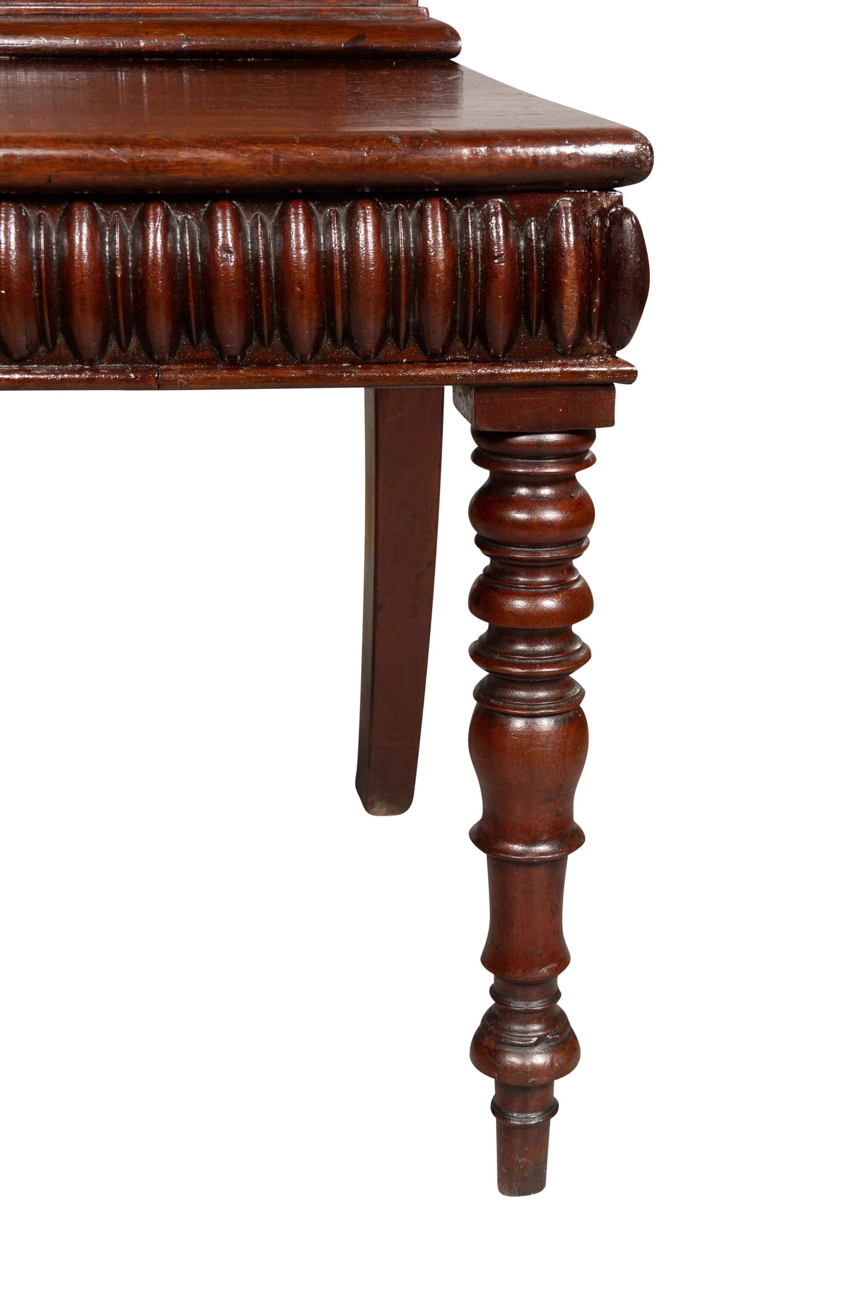 William IV Mahogany Hall Chair For Sale 5