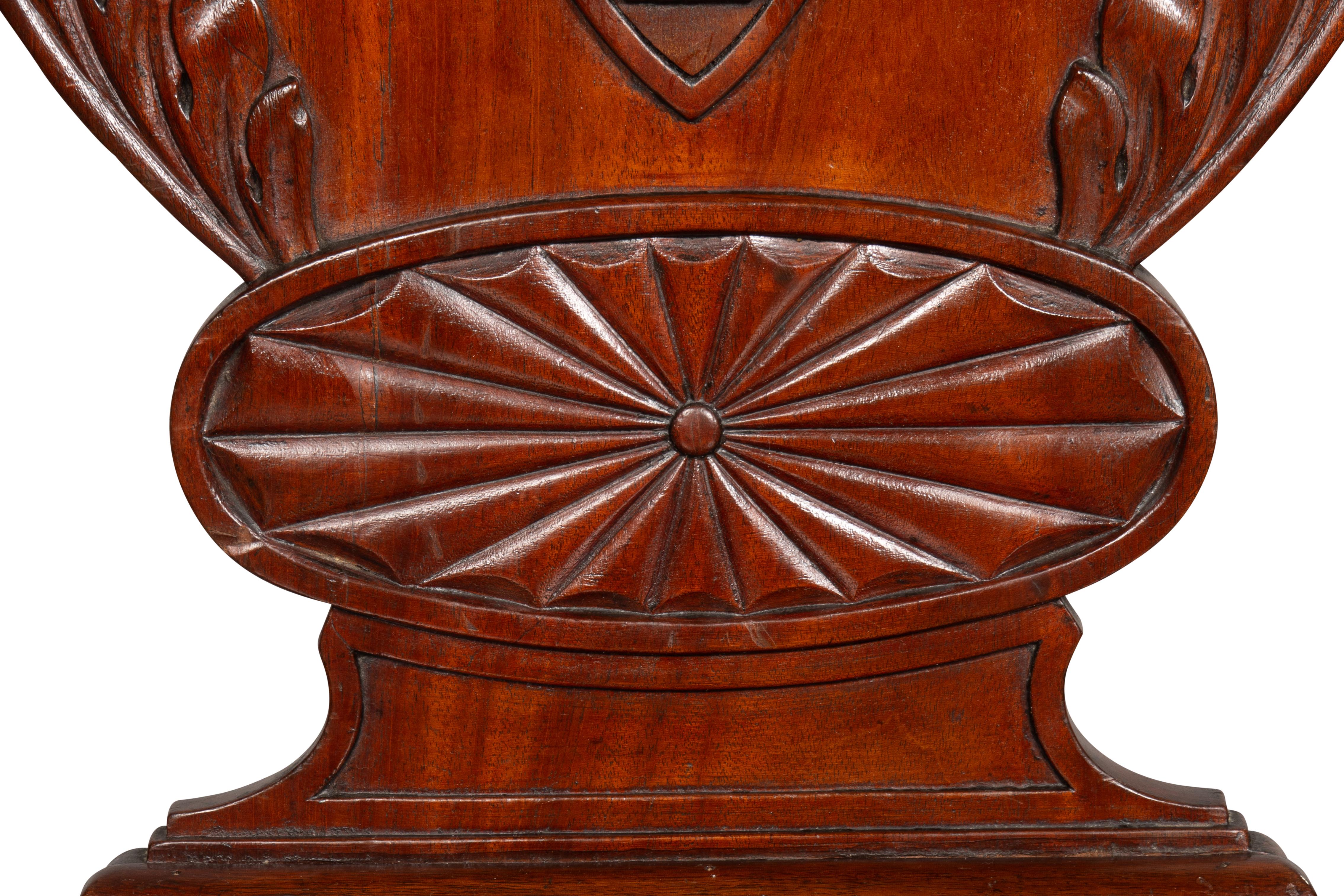 William IV Mahogany Hall Chair For Sale 7