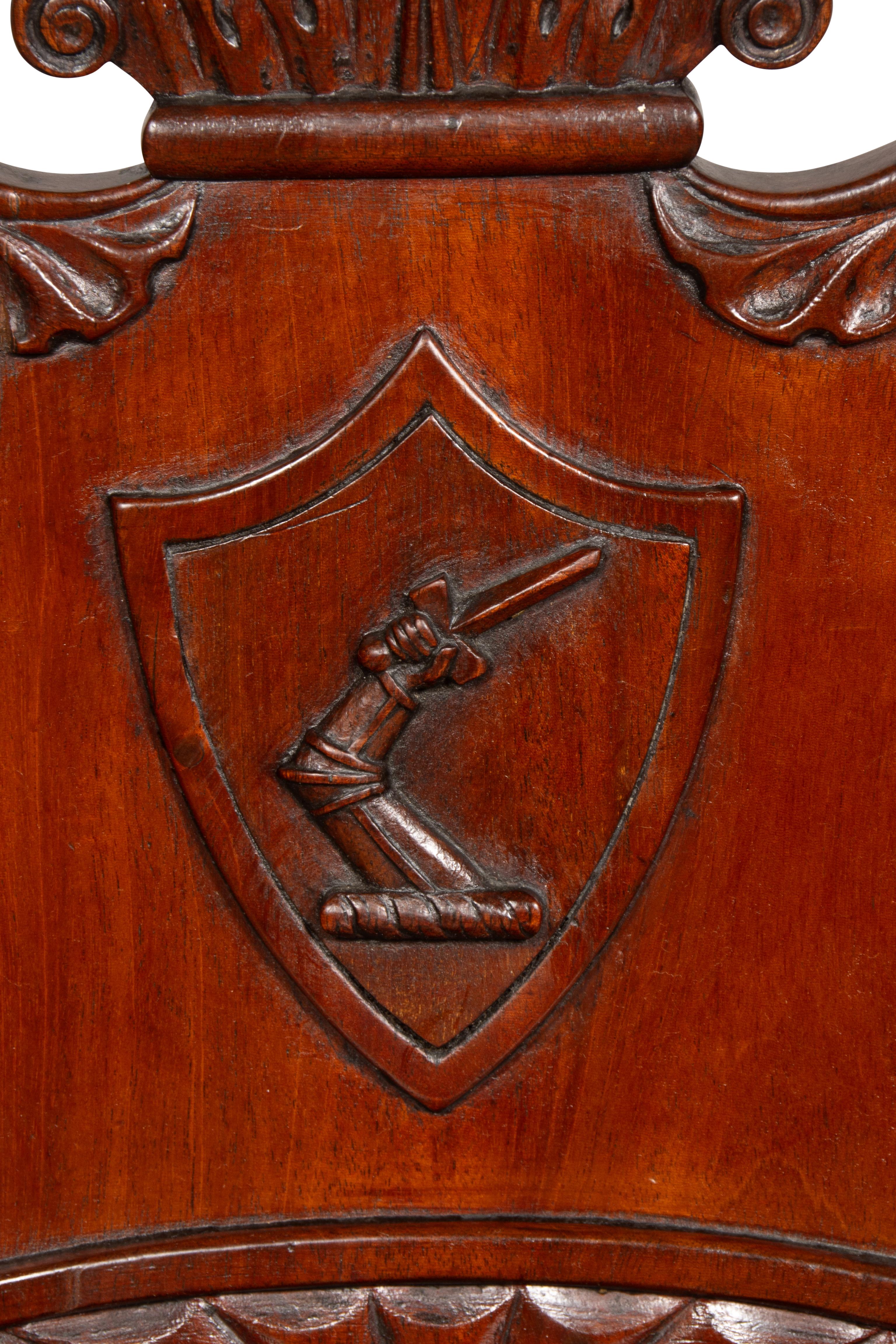 William IV Mahogany Hall Chair For Sale 11