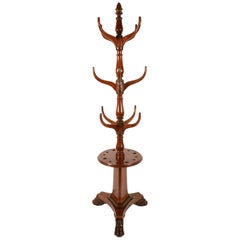 Antique William IV Mahogany Hall Stand