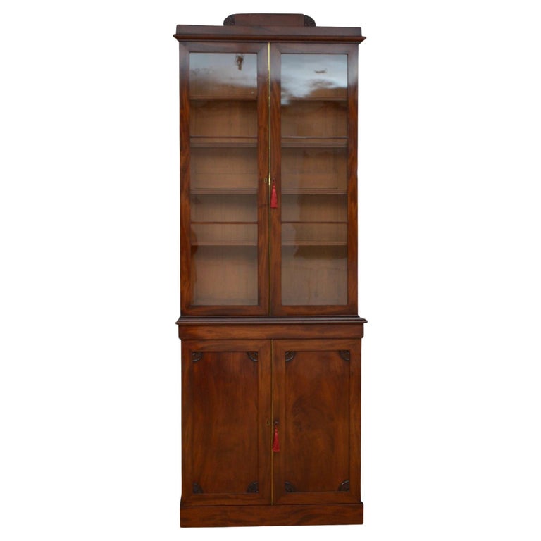 William IV Mahogany Library Bookcase For Sale at 1stDibs