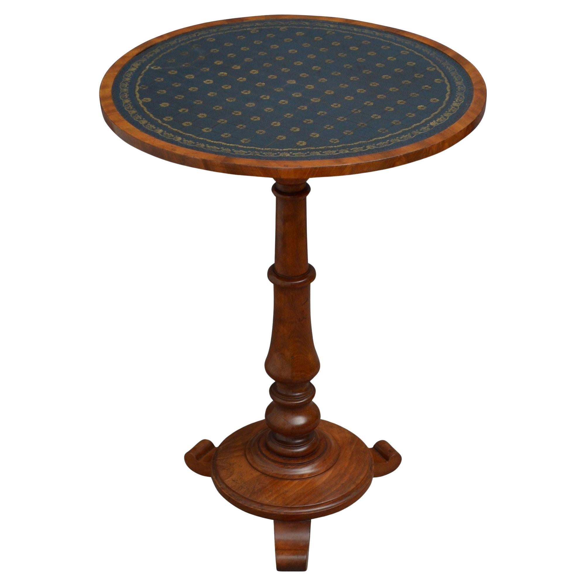 Mesa auxiliar de caoba William IV