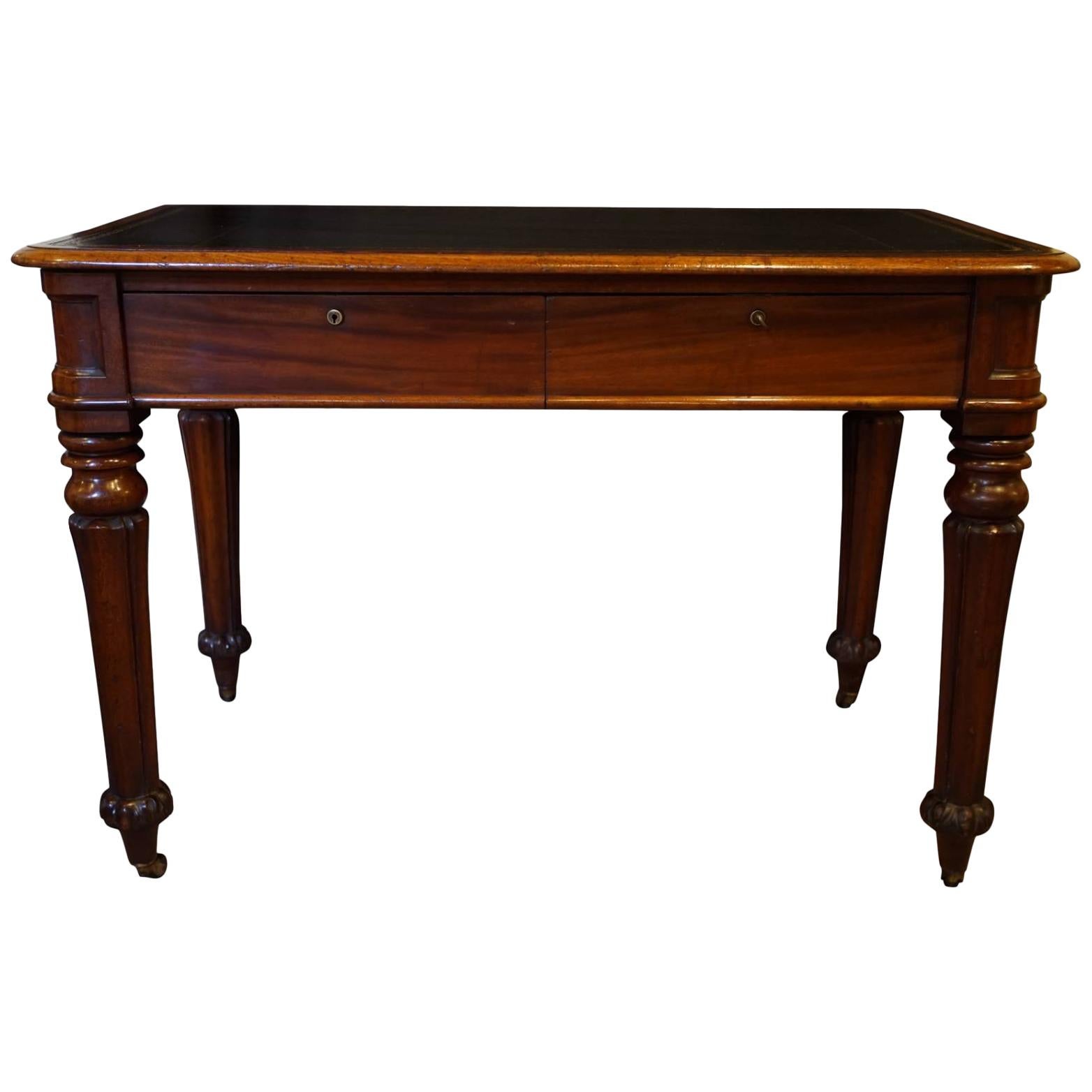 William IV Mahogany Partners Writing Table For Sale