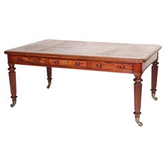 William IV Mahogany Partners Writing Table