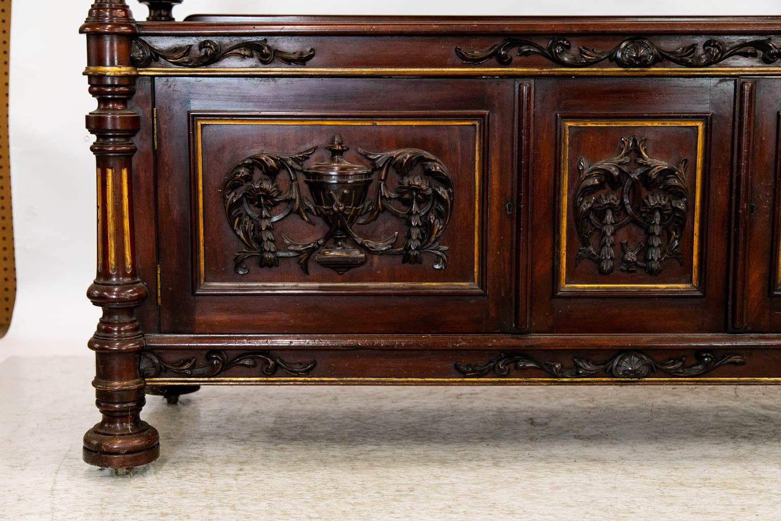 Mid-19th Century William IV Mahogany Serving Cupboard For Sale