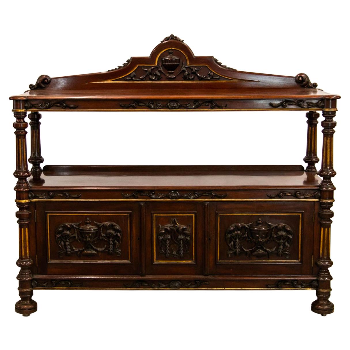 Armoire de service William IV en acajou