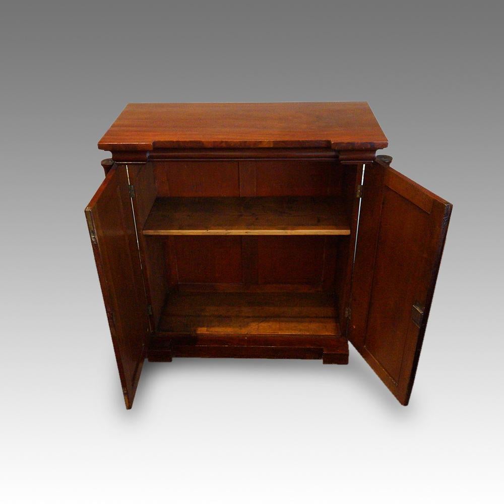 English William IV mahogany side cabinet chiffonier sideboard, 19th.century 1