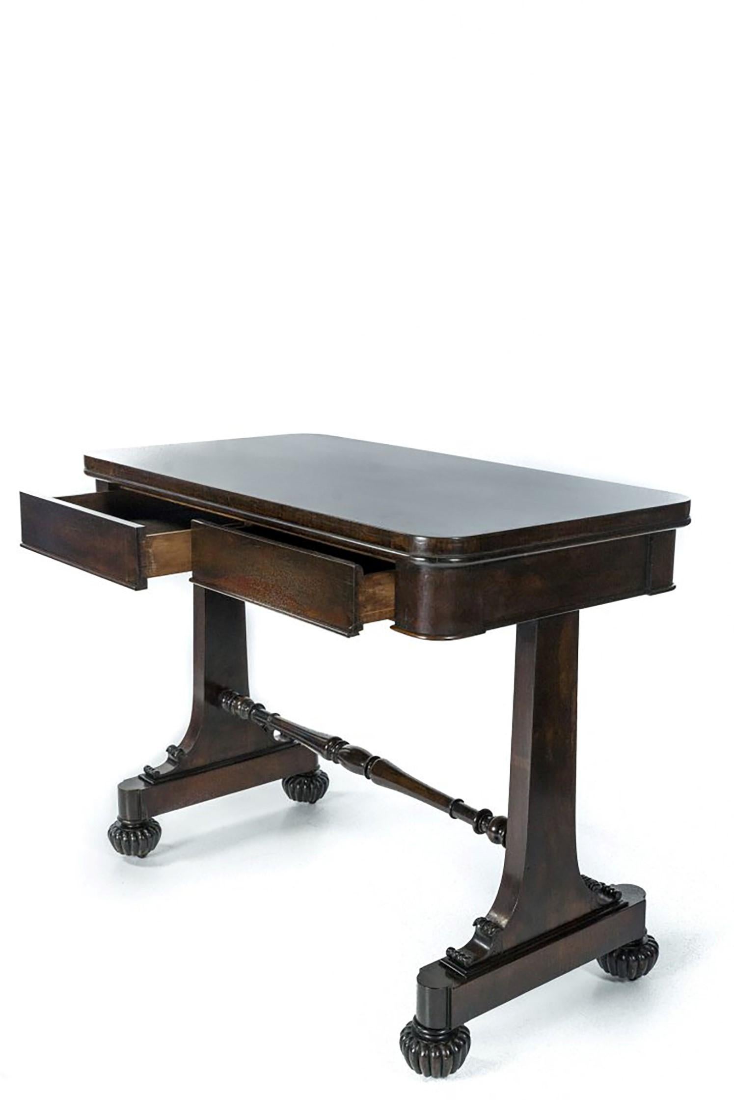 Regency William IV Mahogany Side Table, circa 1835, Signed Gillows of Lancaster