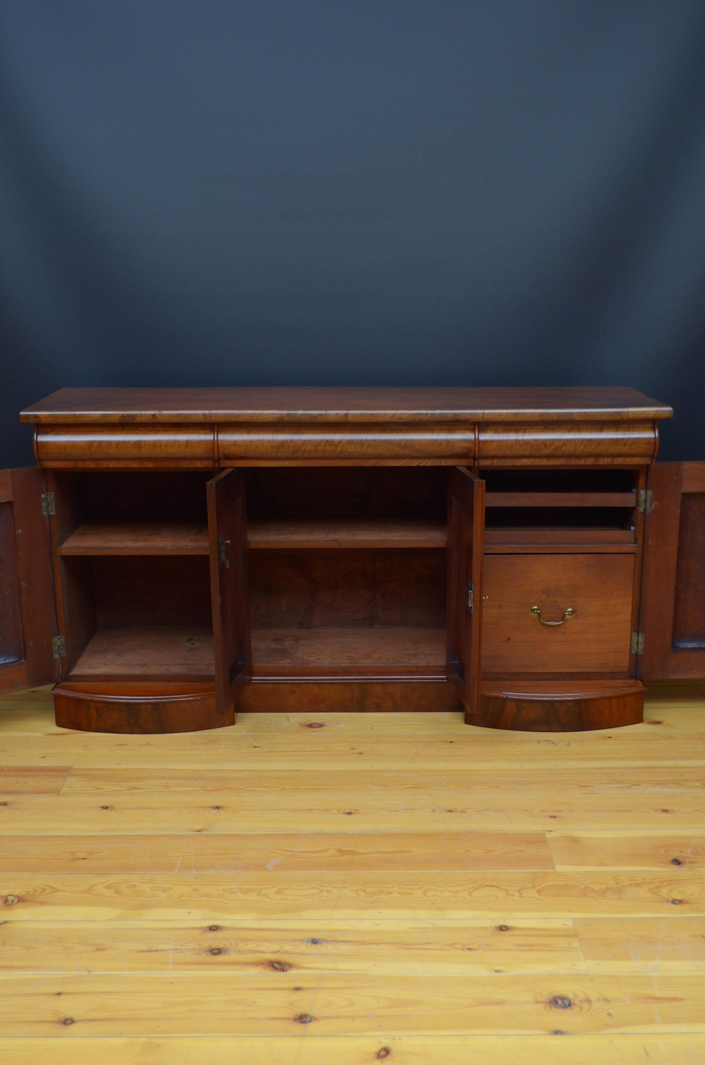 William IV Mahogany Sideboard 8