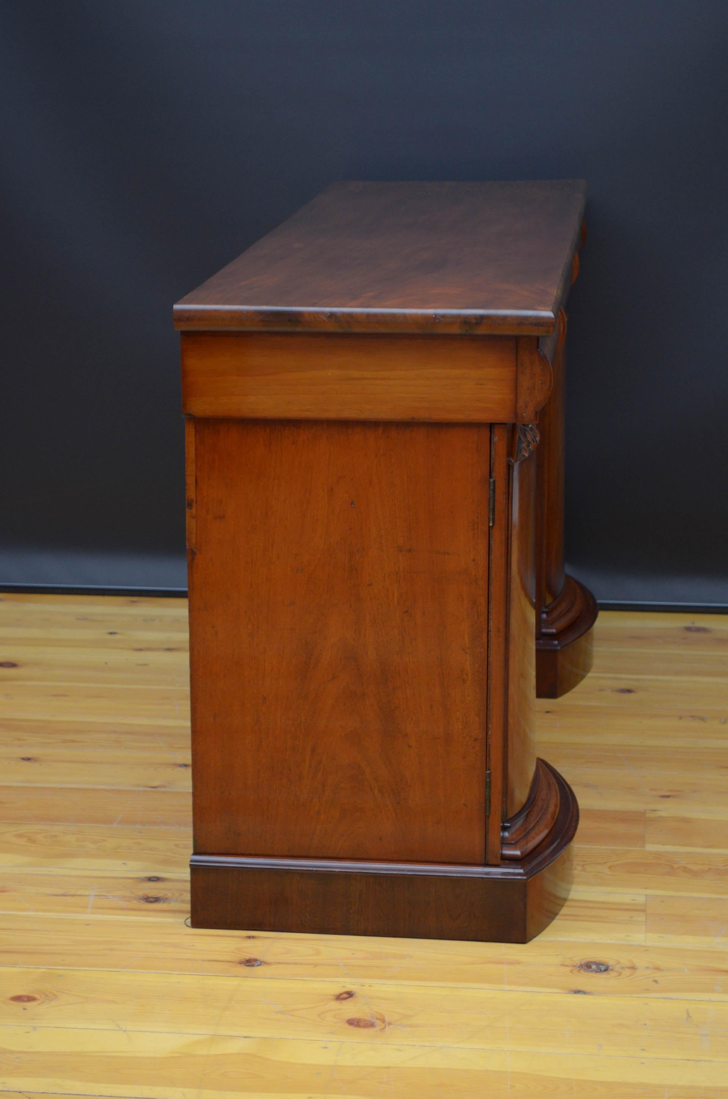 William IV Mahogany Sideboard 9