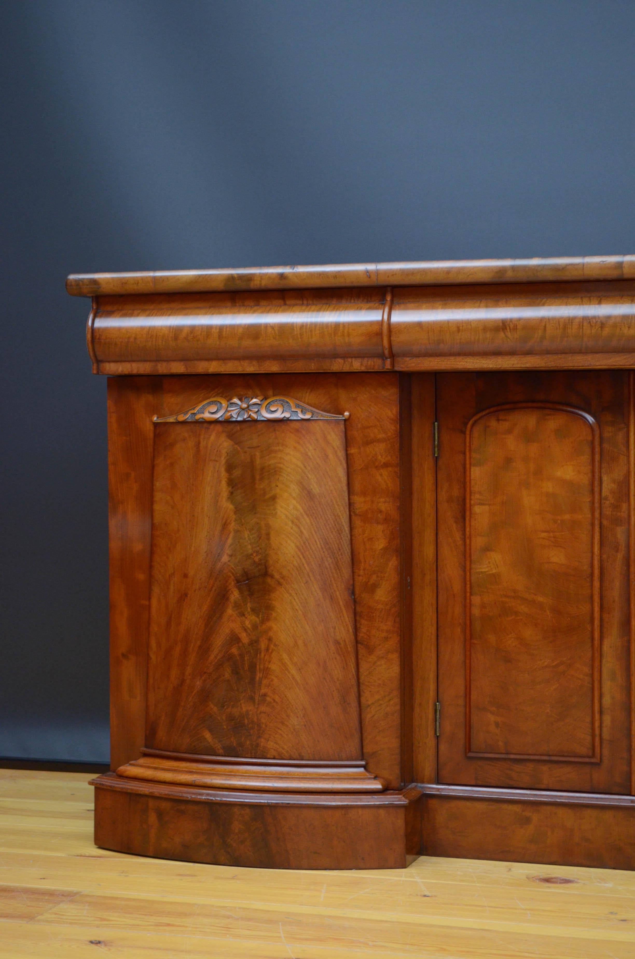 William IV Mahogany Sideboard 1