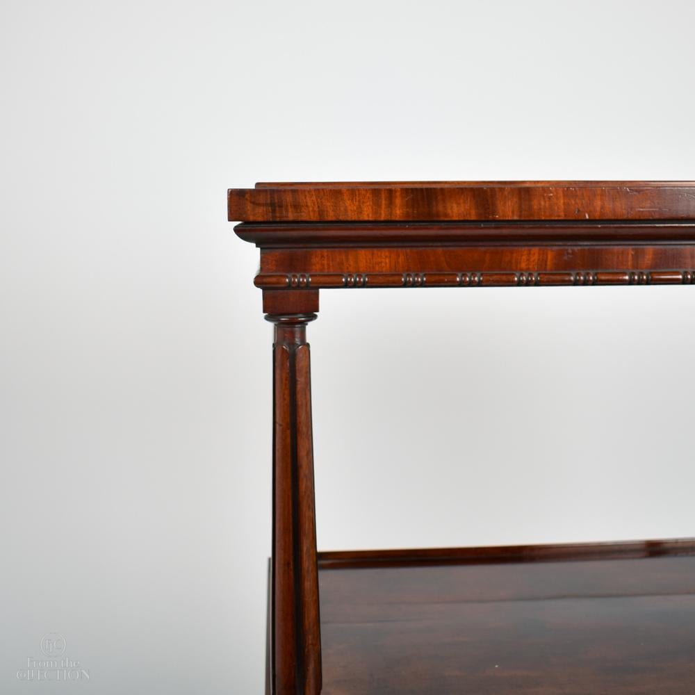 Mid-19th Century William IV Mahogany Three-Tier Dumbwaiter, Circa 1840 For Sale