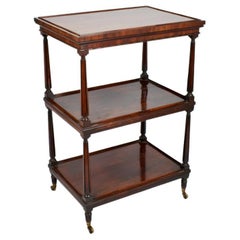 Used William IV Mahogany Three-Tier Dumbwaiter, Circa 1840