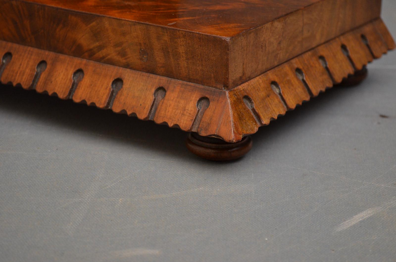 William IV Mahogany Toilet Mirror For Sale 1