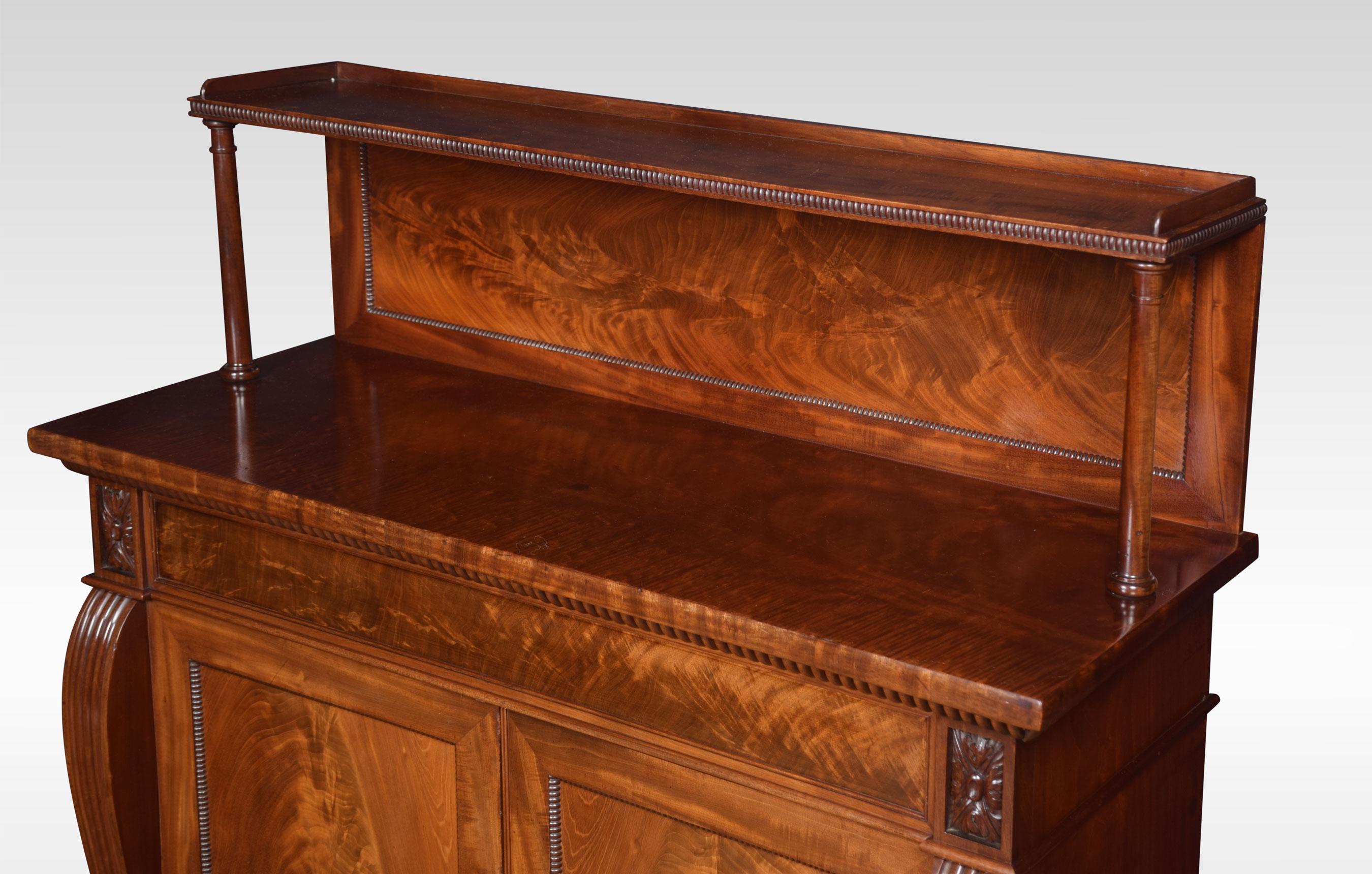 William IV Mahogany Two-Door Chiffonier For Sale 1