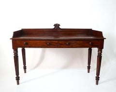 William IV Mahogany Two-Drawer Server or Sideboard, England, circa 1835