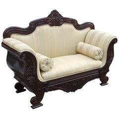 William IV Mahogany Two-Seat Settee