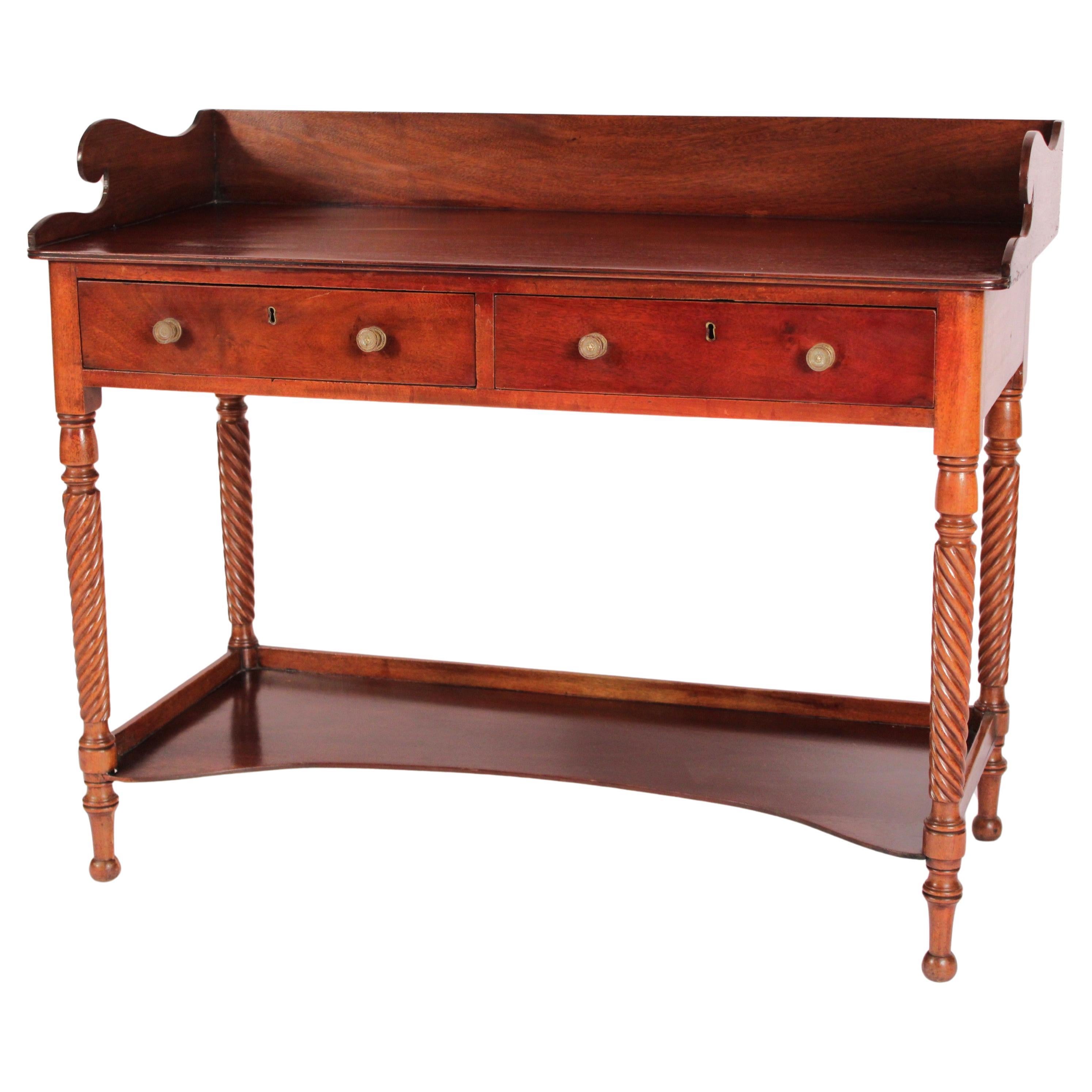 William IV Mahogany Wash Stand / Drinks table