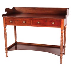 Antique William IV Mahogany Wash Stand / Drinks table