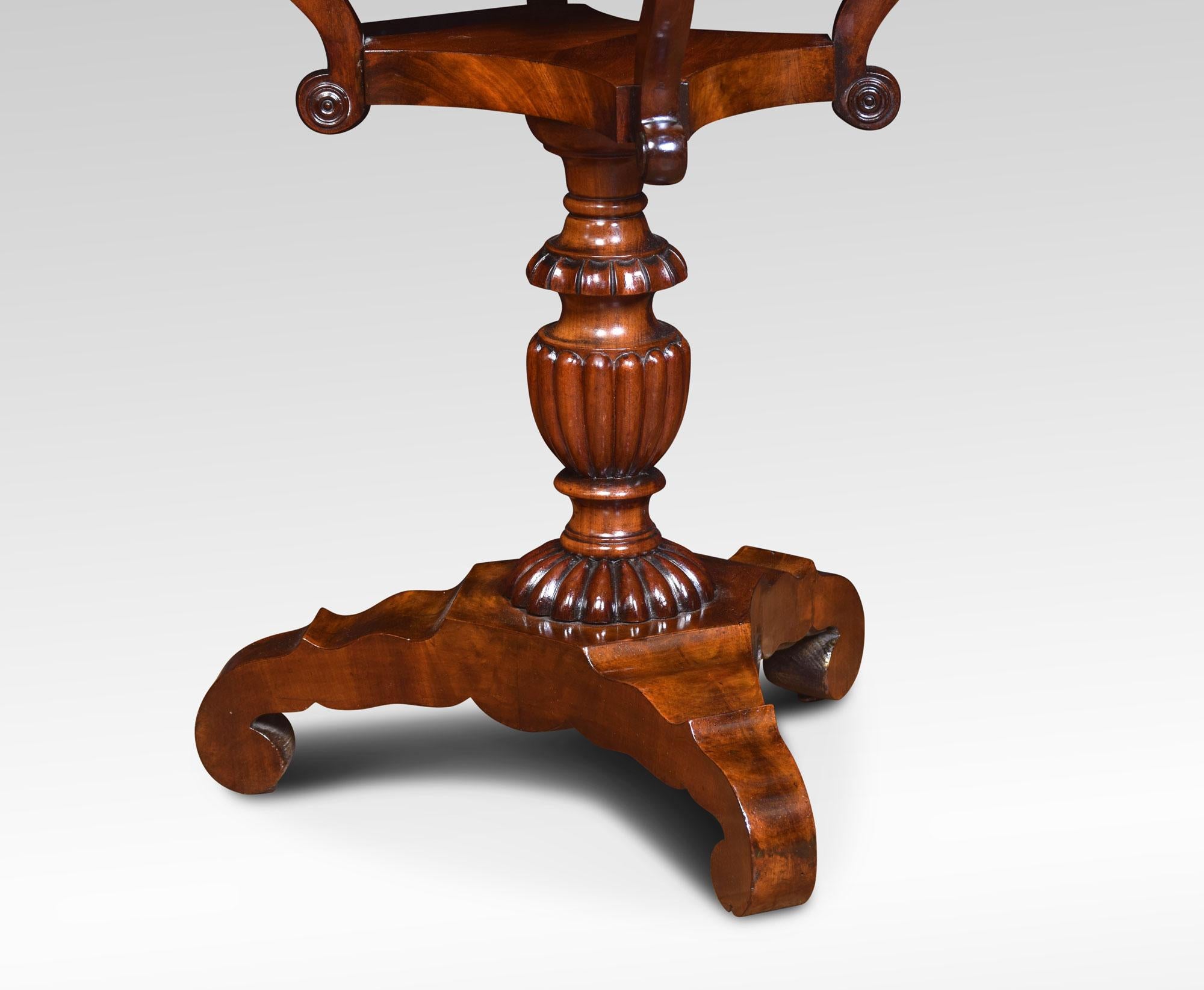 William IV Mahogany Work Table For Sale 1