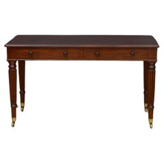 Antique William IV Mahogany Writing Table / Dressing Table