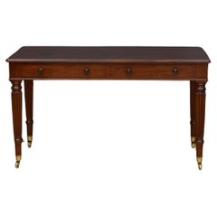 William IV Mahogany Writing Table / Dressing Table