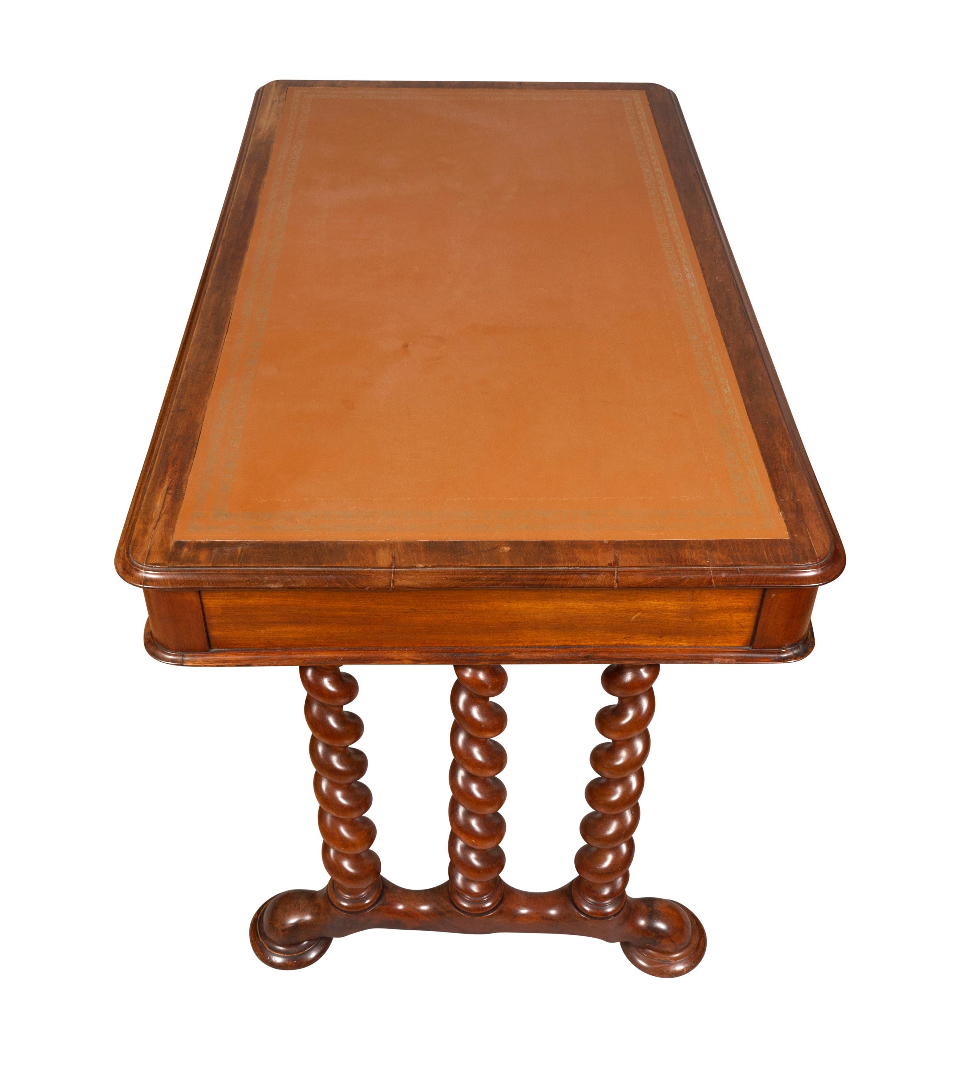 William IV Mahogany Writing Table For Sale 4